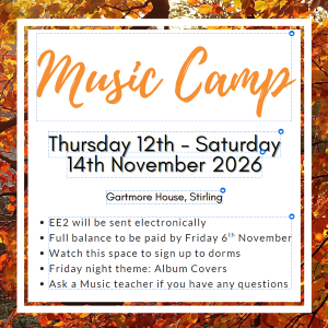 Music Camp 2026